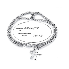 Pulseira Masculina "Christ" 